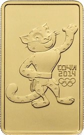 Инвестиционная золотая монета 100 рублей, 2011 г.